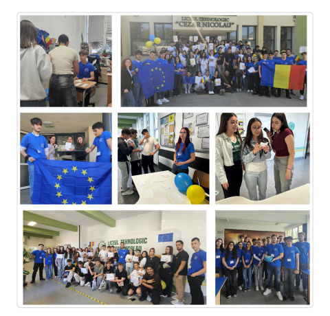 acasă Comunitate școlară în proiectul Ziua Europei